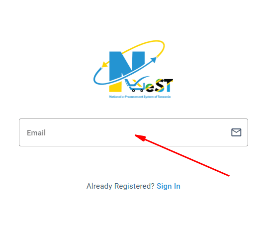 NeST login, registration, and password reset